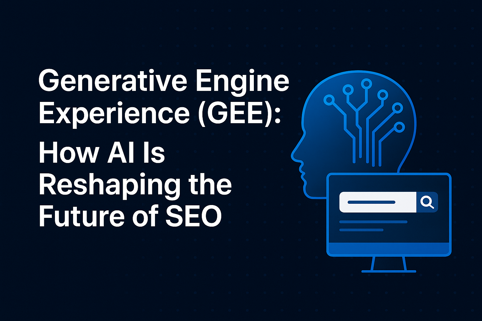 Generative Engine Experience (GEE): How AI Is Reshaping the Future of SEO