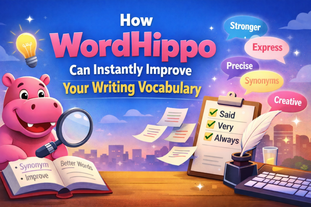 Feature Image of Post How WordHippo Can Instantly Improve Your Writing Vocabulary